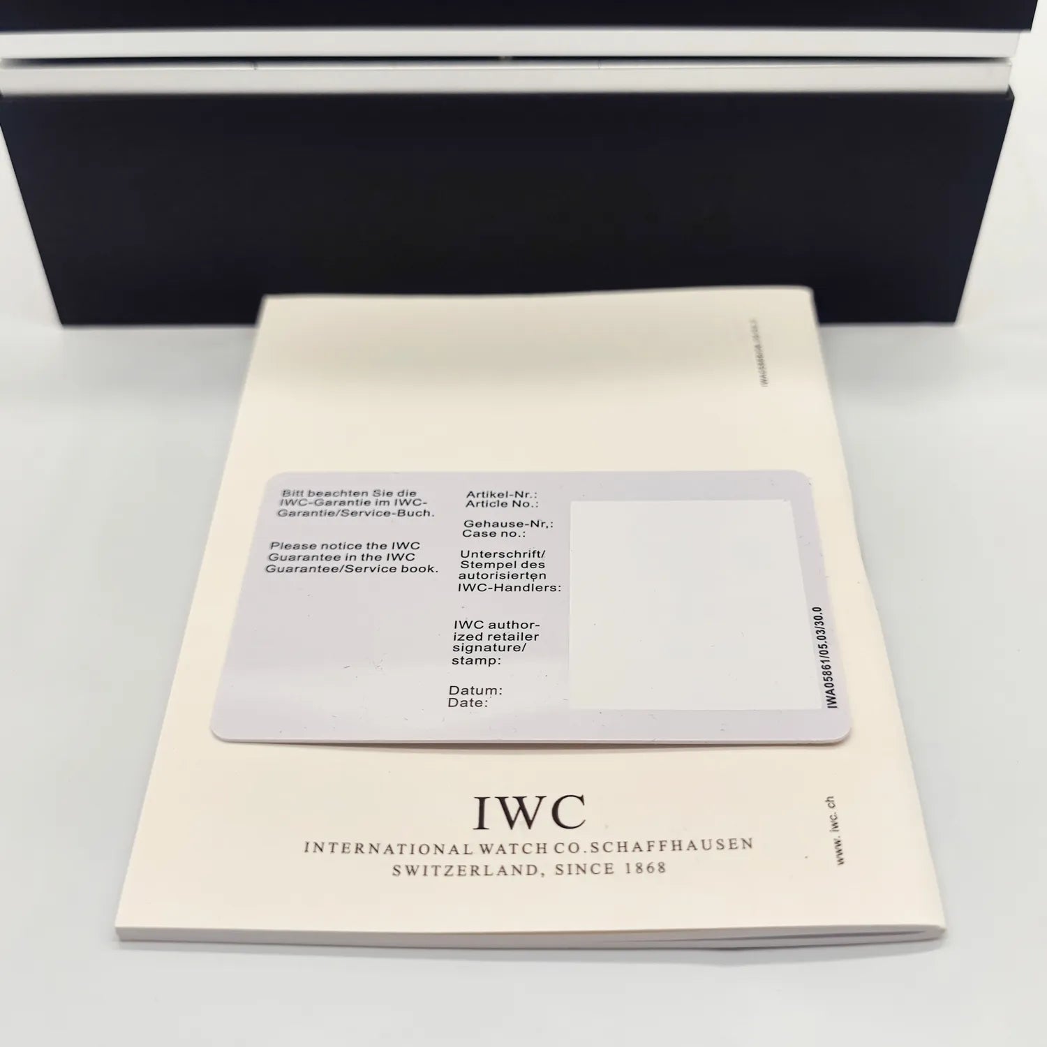 IWC Watch Box | Replacement Watch Box